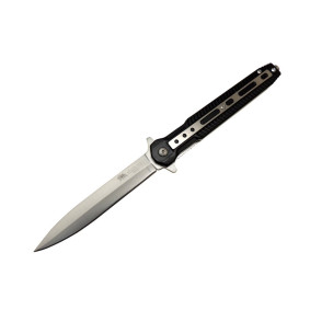 Dagger Style Folding Knife Bk