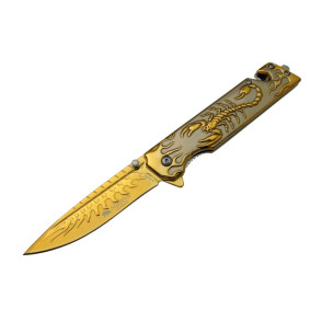 Sibirya Akrep Çakı Gold